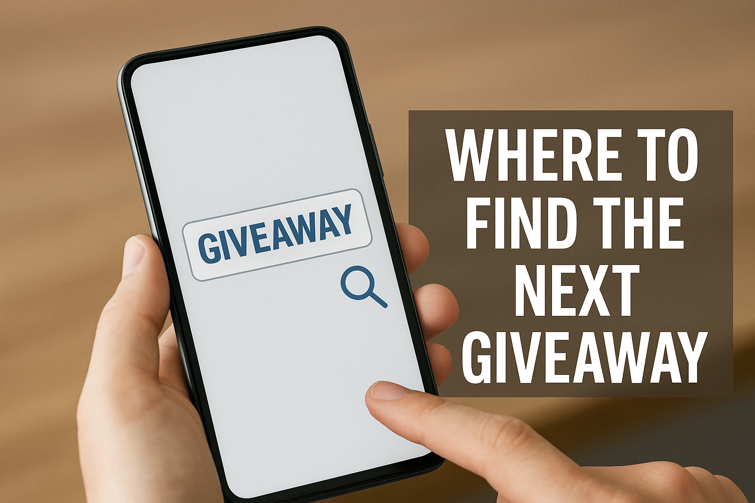 Where to Find the Next Giveaway