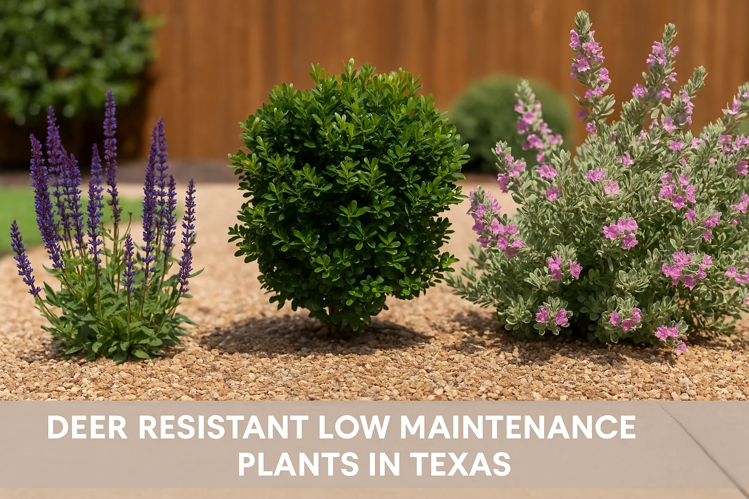 Deer Resistant Low Maintenance Plants in Texas