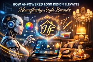 Read more about the article Smart Branding for Modern Living: How AI-Powered Logo Design Elevates Homeflashy-Style Brands
