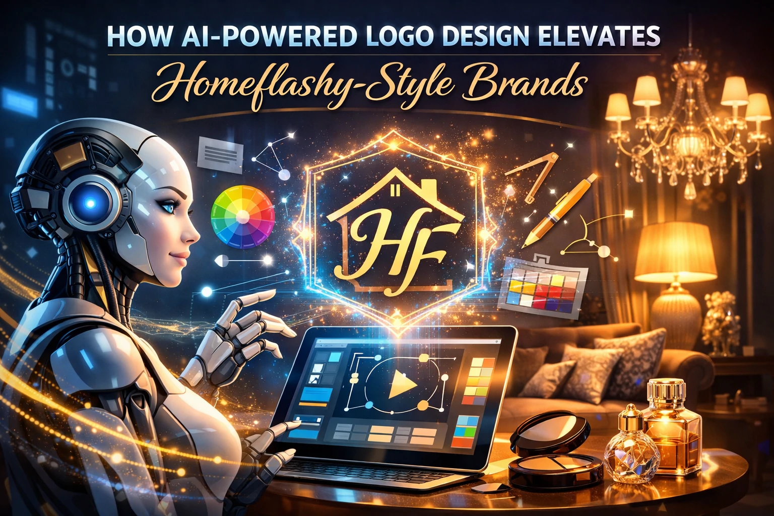 Read more about the article Smart Branding for Modern Living: How AI-Powered Logo Design Elevates Homeflashy-Style Brands