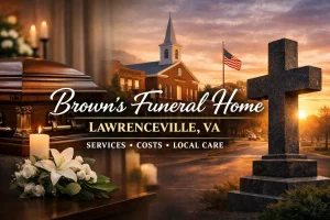 Read more about the article Brown’s Funeral Home Lawrenceville VA: Services, Costs, and Local Support